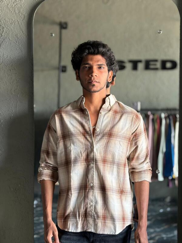 Beige & mocha flannels