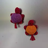 Crochet Turtle Magnets