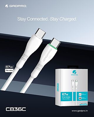 CABLE GADPRO TYPE-C TO TYPE-C CB-36C