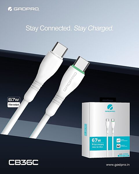 CABLE GADPRO TYPE-C TO TYPE-C CB-36C