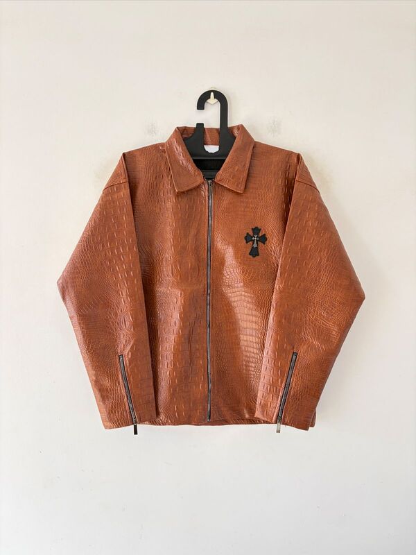 Amber saddle croc jacket