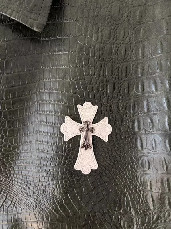 Verdant obsidian croc jacket