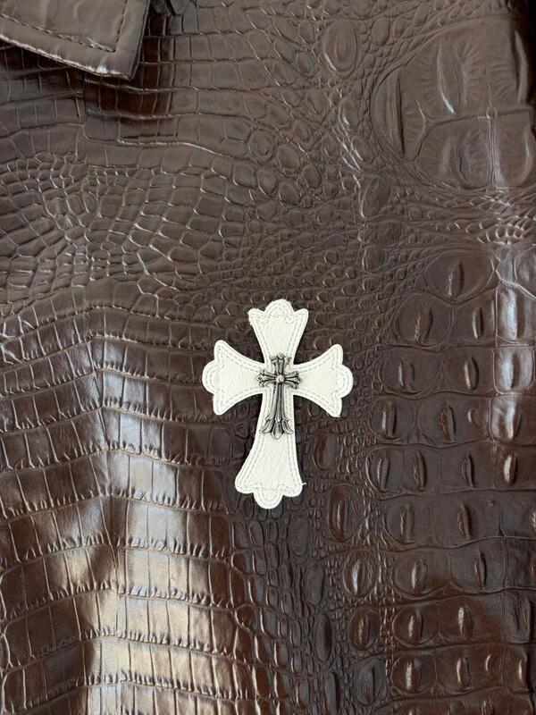 Cocoa noir croc jacket