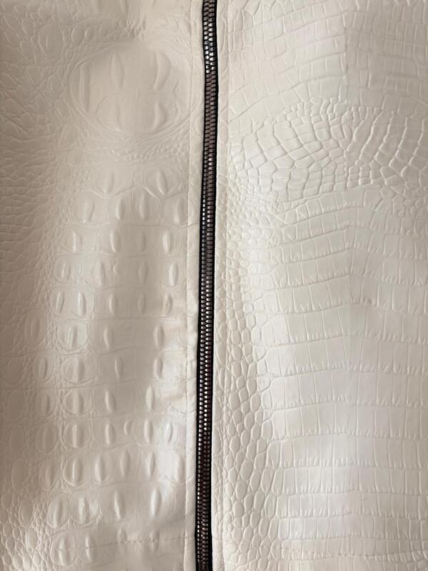 Ivory monarch croc jacket