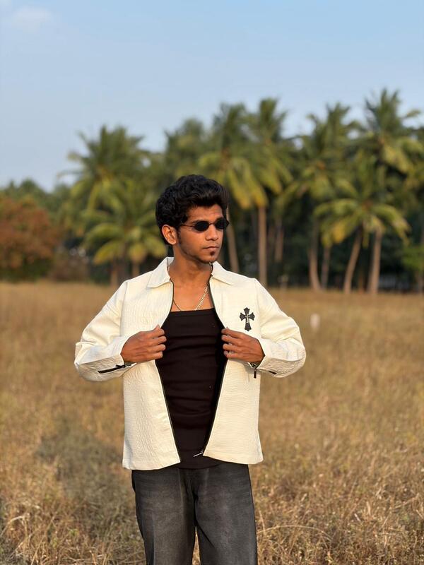 Ivory monarch croc jacket