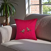 Zardozi Sparrow Cushion Cover Zardozi Sparrow Cushion Cover