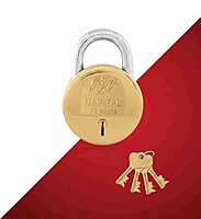 7169 Godrej Navtal 7 Lever 4 Keys (MRP 860/-)