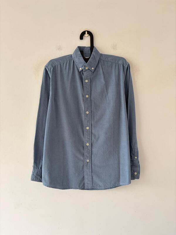 Harbour blue corduroy shirt