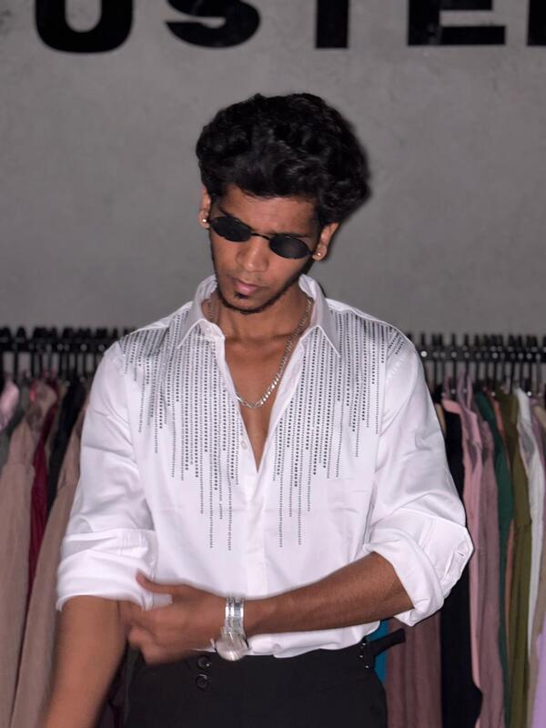 Pure pearl designer shirt