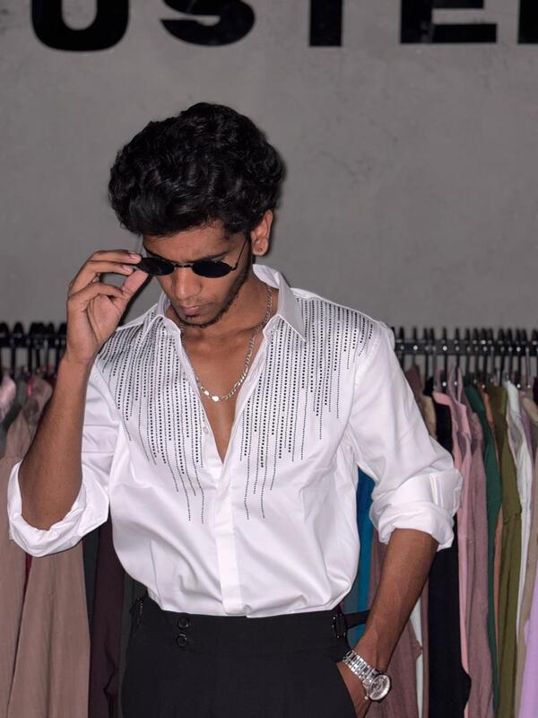 Pure pearl designer shirt