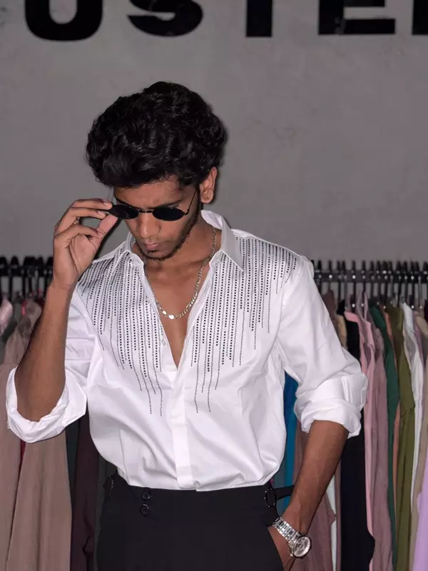 Pure pearl designer shirt