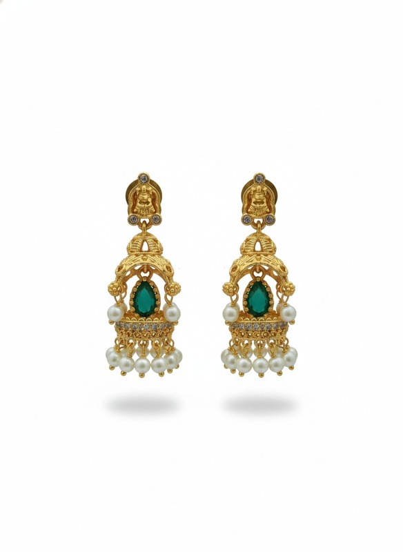 Traditional temple earring design