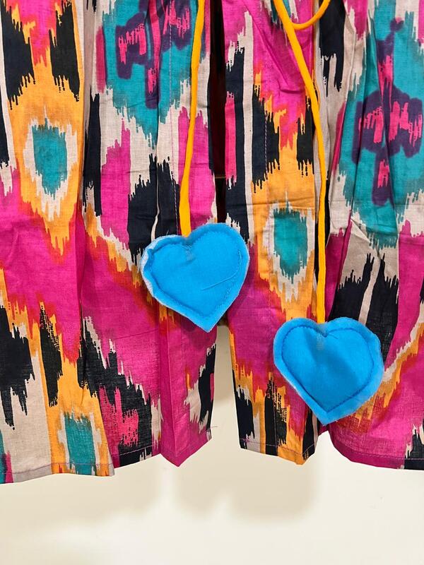 Ishq's Small Anti-fit with Back Open & Tie - Pink With Ikkhat