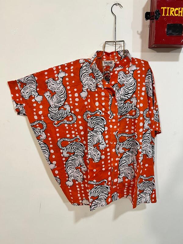 Junoon's Anti-Fit Shirt - Orange & Tigers