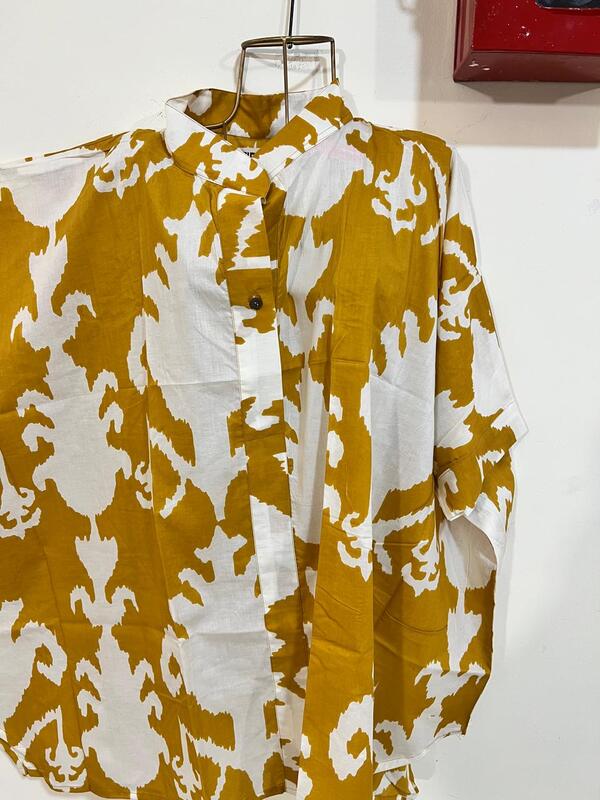 Junoon's Anti-Fit Shirt - Mustard & Ikkhat