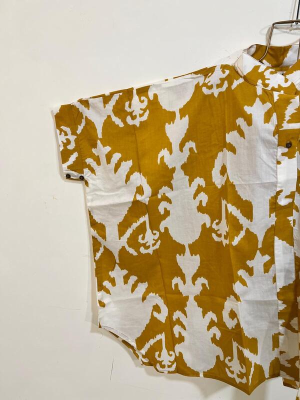 Junoon's Anti-Fit Shirt - Mustard & Ikkhat