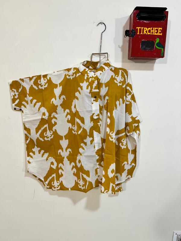 Junoon's Anti-Fit Shirt - Mustard & Ikkhat