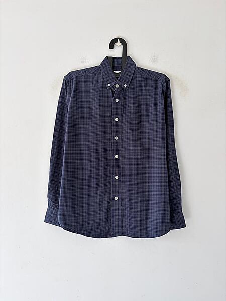 Indigo night check shirt