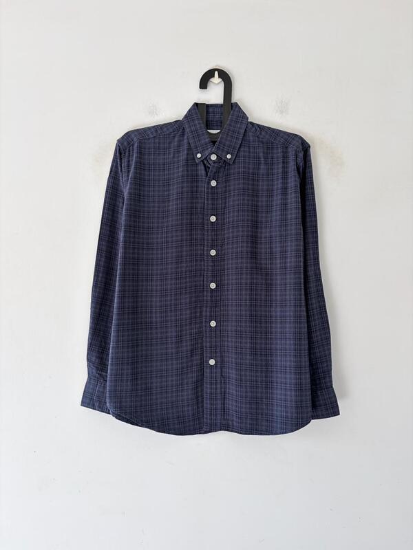 Indigo night check shirt