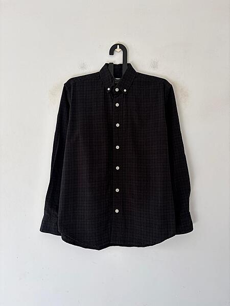 Classic black check shirt