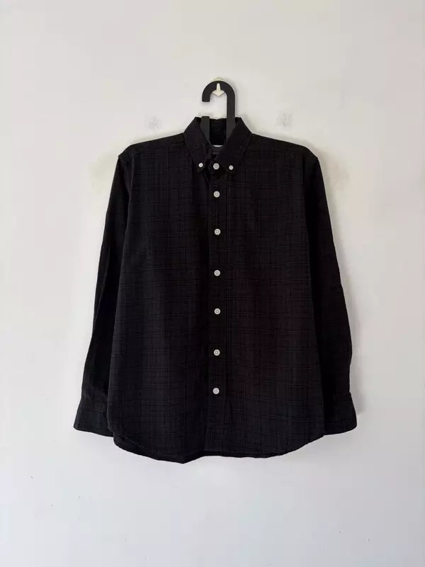 Classic black check shirt