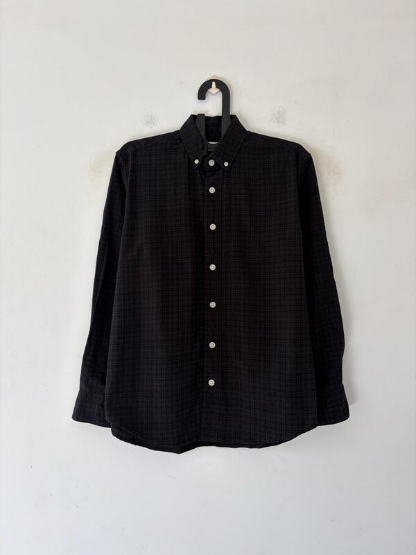 Classic black check shirt