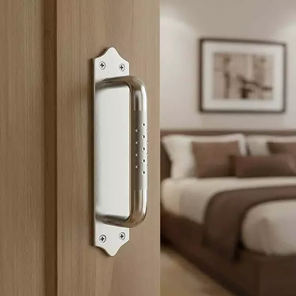 (4647) Palam SS Plate Handle 150mm - Oval Dot