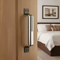 (4612) Palam SS Handle - 175mm - 2line (Black Silver)