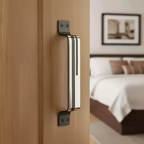 (4612) Palam SS Handle - 175mm - 2line (Black Silver)