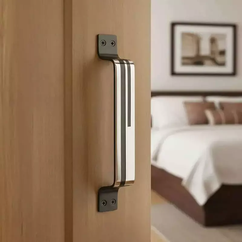 (4612) Palam SS Handle - 175mm - 2line (Black Silver)