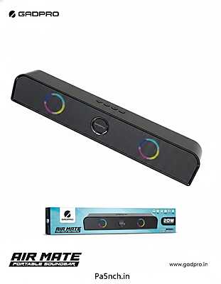 Gadpro Air Mate 20W Portable Bluetooth Soundbar