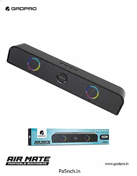Gadpro Air Mate 20W Portable Bluetooth Soundbar