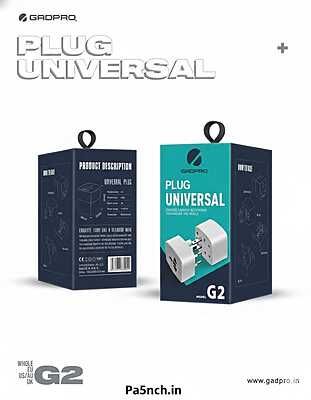 Gadpro G2 Universal Travel Plug Adapter