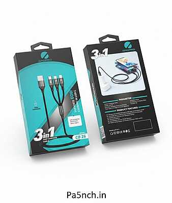 GADPRO CB-26 | 3-in-1 60W Braided Fast Charging Cable