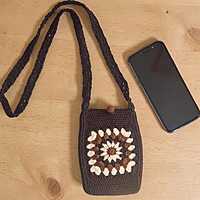 Granny Square Small Mobile Bag