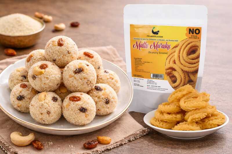 Mullu Muruku (Coconut Oil) -200g + Thenkuzhal (Pure Coconut Oil)