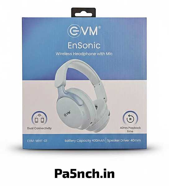 EVM EnSonic WHF-01 Blue Wireless Headphone