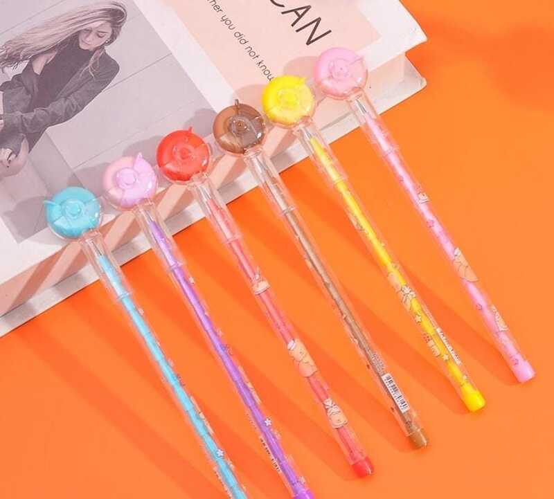 Push Pencil with Roller Eraser