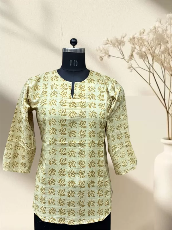 Akola Dabu Cotton Short Top