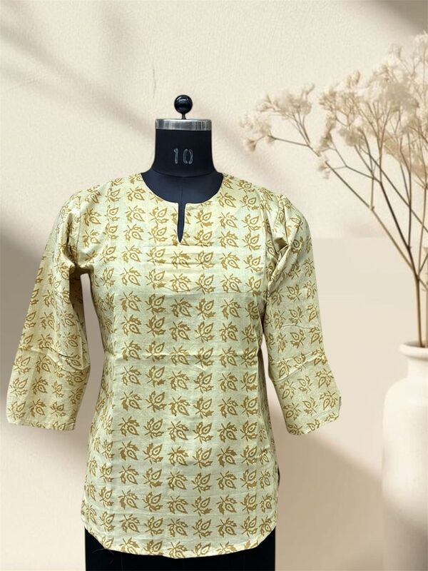 Akola Dabu Cotton Short Top