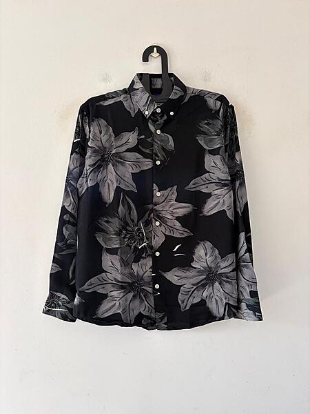 Onyx floral viscose shirt