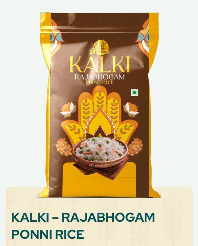 26kg RAJABHOGAM PONNI RICE KALKI CHENNAI FRESH FOODS