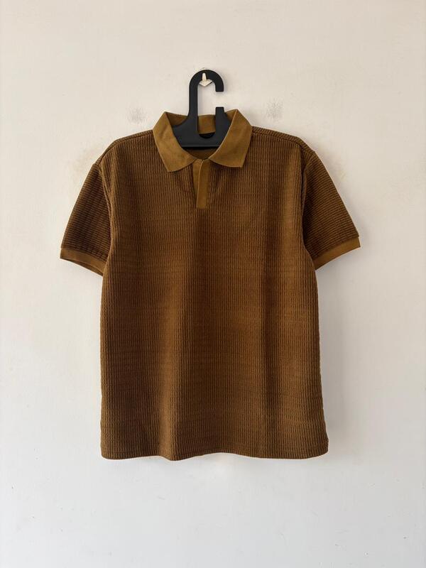 Rustic umber polo tee