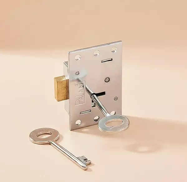 (5503) Palam Bhatia Lock Mini 4L Brass