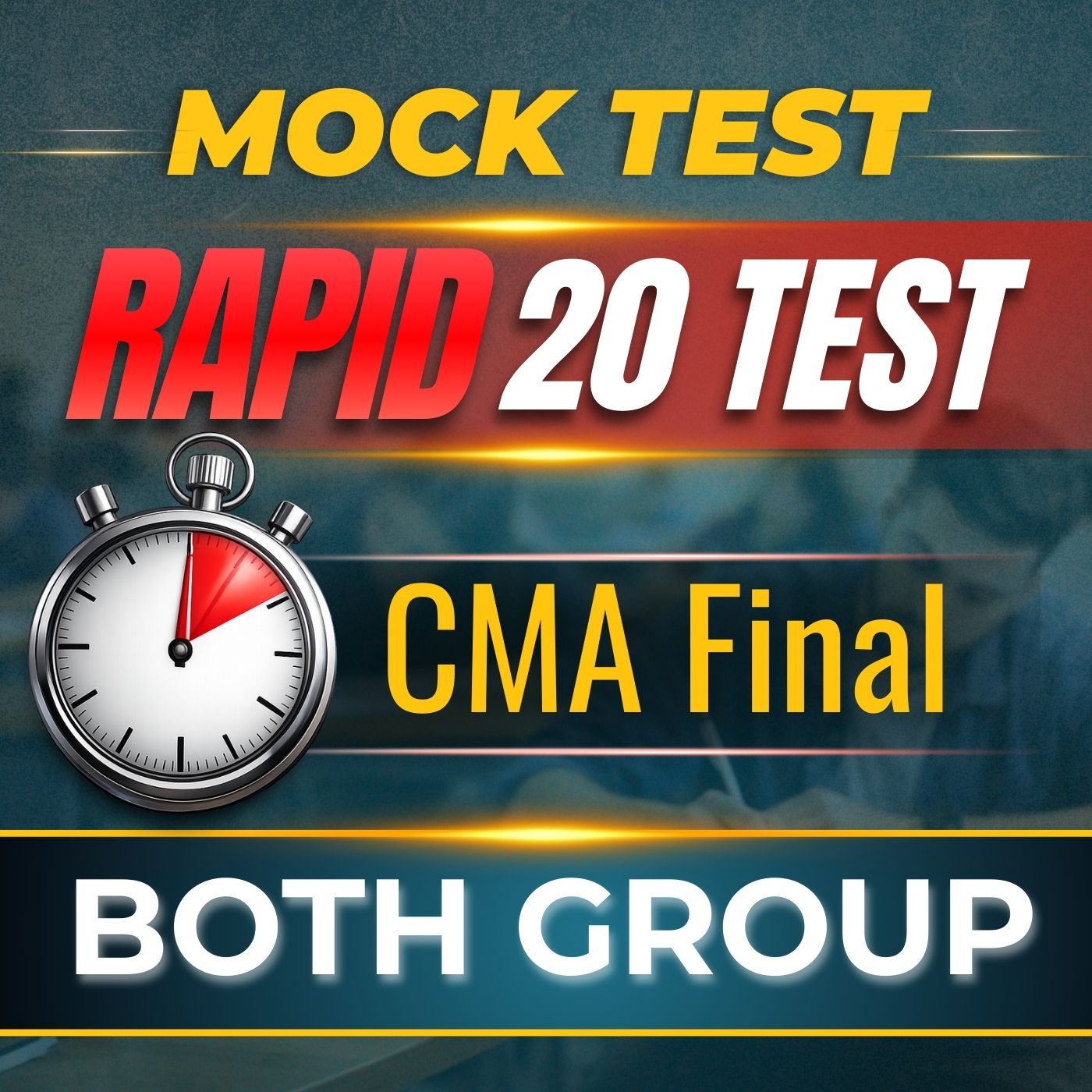 CMA Final Both Group Combo (Paper 13 - 20A) - Rapid 20 Test