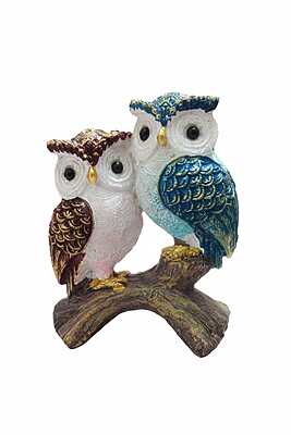 Owl Family Decorative Showpiece 01
