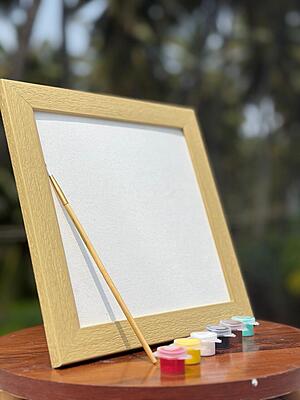 Canvas Board Painting Kit with Frame & Acrylic Paints