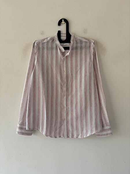 Vintage blush striped mandarin