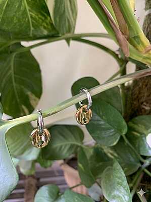 The Gilded Anchor Hoops The Gilded Anchor Hoops