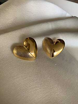 Dual-Texture Gilded Hearts Dual-Texture Gilded Hearts